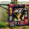 bud ice quilt blanket beer lover funny gift idea 0nt1d