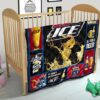 bud ice quilt blanket beer lover funny gift idea avwal