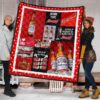 budweiser quilt blanket funny gift idea for beer lover byaau