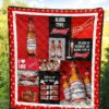 budweiser quilt blanket funny gift idea for beer lover jerza
