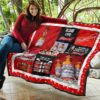 budweiser quilt blanket funny gift idea for beer lover tbpkm