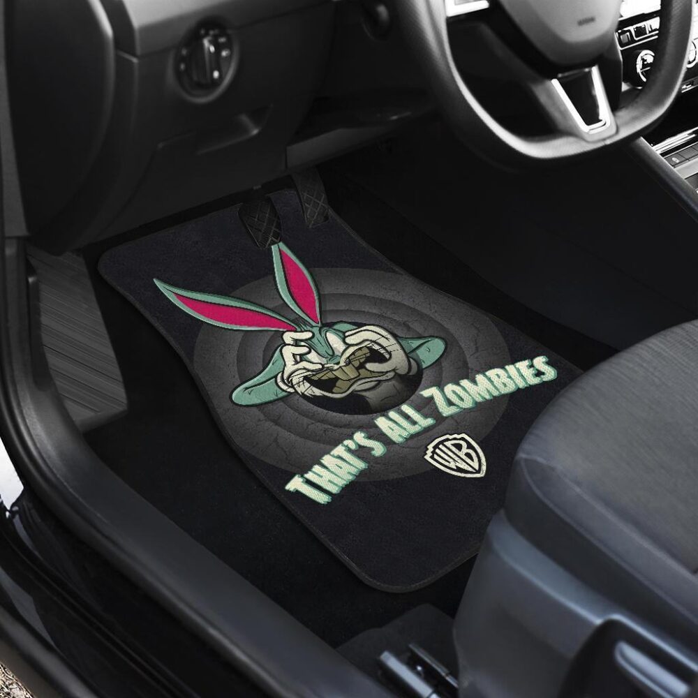 Bugs Bunny Zombies Car Floor Mats Looney Tunes