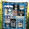busch quilt blanket funny gift idea for beer lover led1a