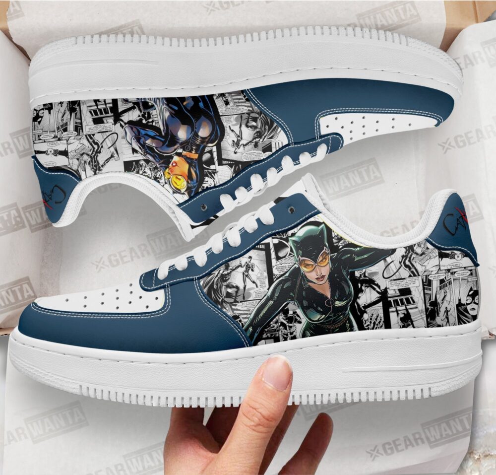 Catwoman Sneakers Custom Comic Shoes