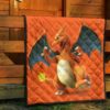 charizard quilt blanket gift for pokemon fan mvfug