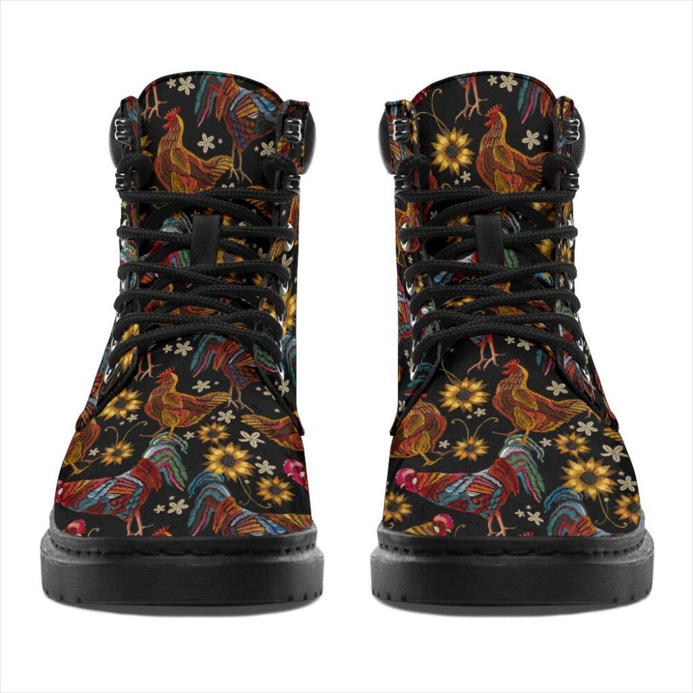 Chicken Boots Animal Custom Shoes Funny Chicken Lover Chicken Boots Animal Custom Shoes Funny Chicken Lover