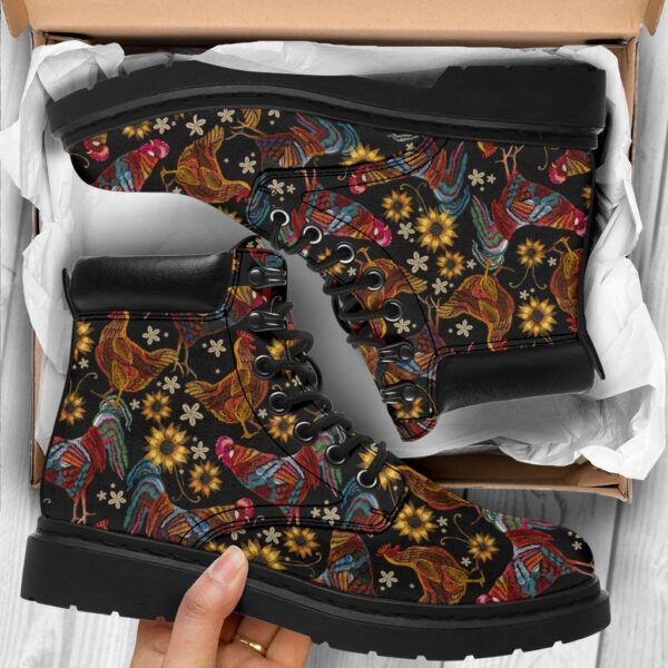 Chicken Boots Animal Custom Shoes Funny Chicken Lover 7 chicken boots animal custom shoes funny chicken lover lakqq