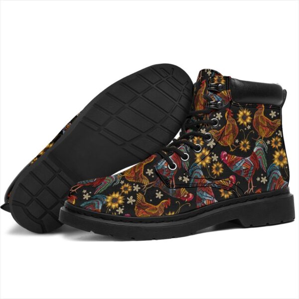 Chicken Boots Animal Custom Shoes Funny Chicken Lover 1 chicken boots animal custom shoes funny chicken lover nv5vv