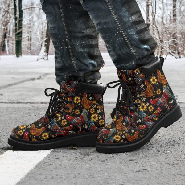 Chicken Boots Animal Custom Shoes Funny Chicken Lover 6 chicken boots animal custom shoes funny chicken lover ozfyl