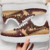 chocolate frosted donut custom sneakers qkdbe