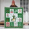 christmas elf quilt blanket funny xmas gift idea wloca