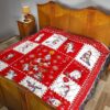 christmas unicorn quilt blanket xmas gift for unicorn lover 8ousc