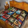 classic guitar quilt blanket gift for guitar lover yhtgv