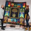 colorful graphic tree of life quilt blanket for earth lover krthf