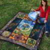 colorful tree of life quilt blanket for earth lover qibli