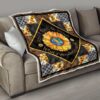 colorful what a wonderful world sunflower quilt blanket gift hnivw