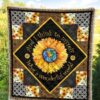 colorful what a wonderful world sunflower quilt blanket gift u8hho