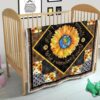 colorful what a wonderful world sunflower quilt blanket gift yftaw