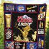 coors light quilt blanket all i need is beer funny gift d1rpw