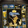 corona extra quilt blanket all i need beer lover gift 8eini
