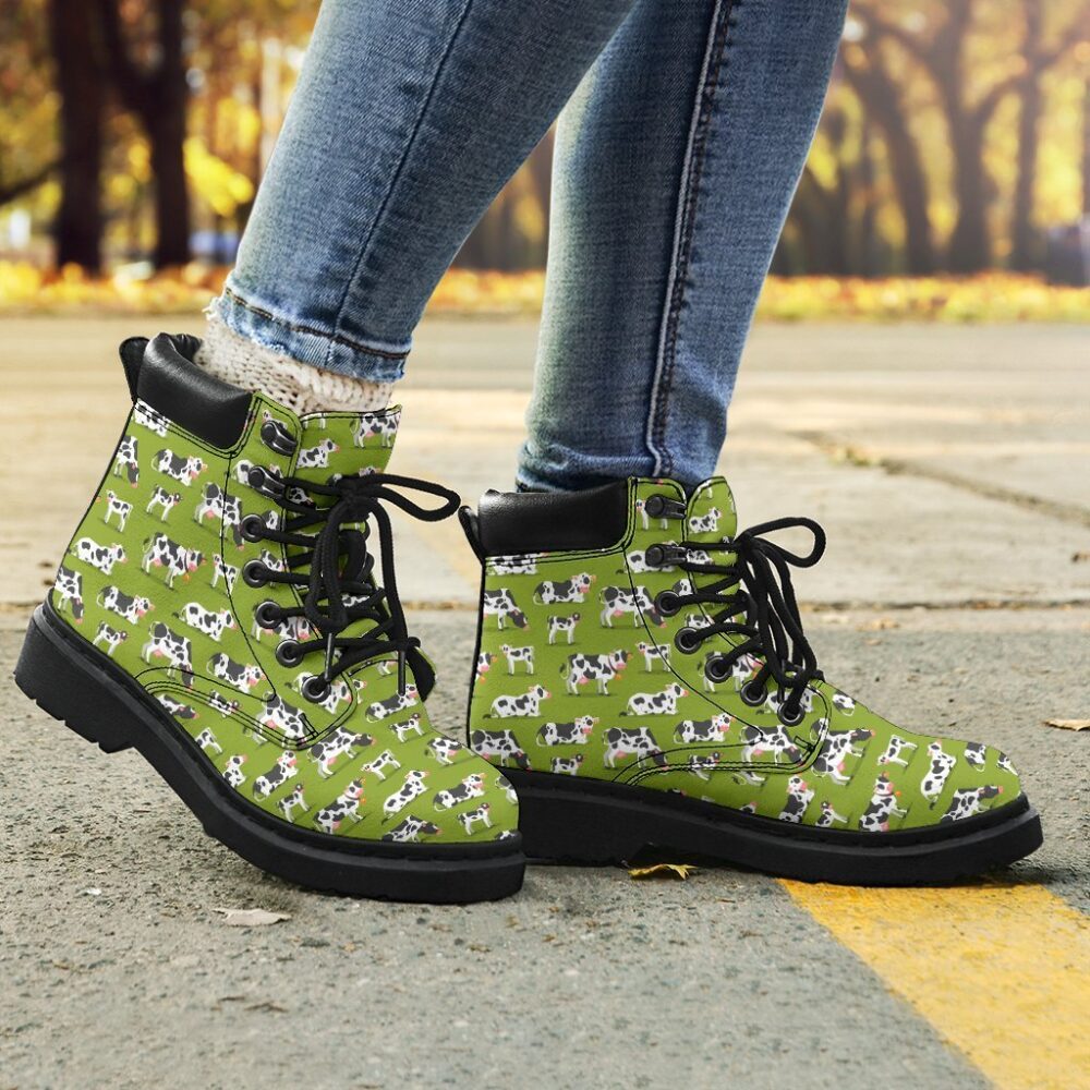 Cow Boots Animal Custom Shoes Funny For Cow Lover