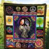 cute hippie elephant quilt blanket funny gift idea psi5o