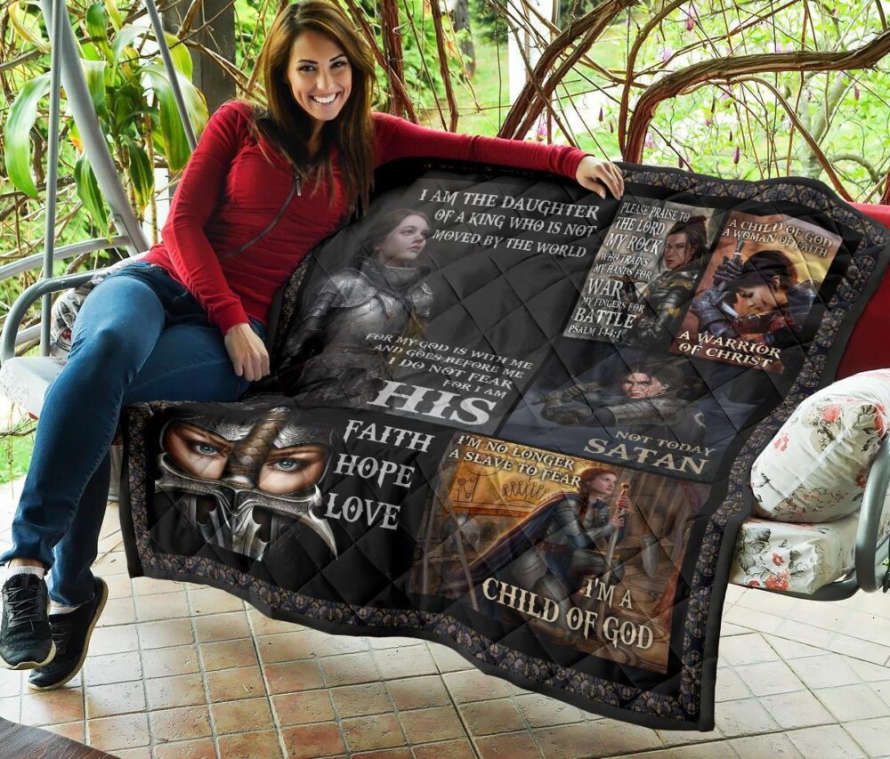 Daughter Of King Quilt Blanket For Who Love Christ