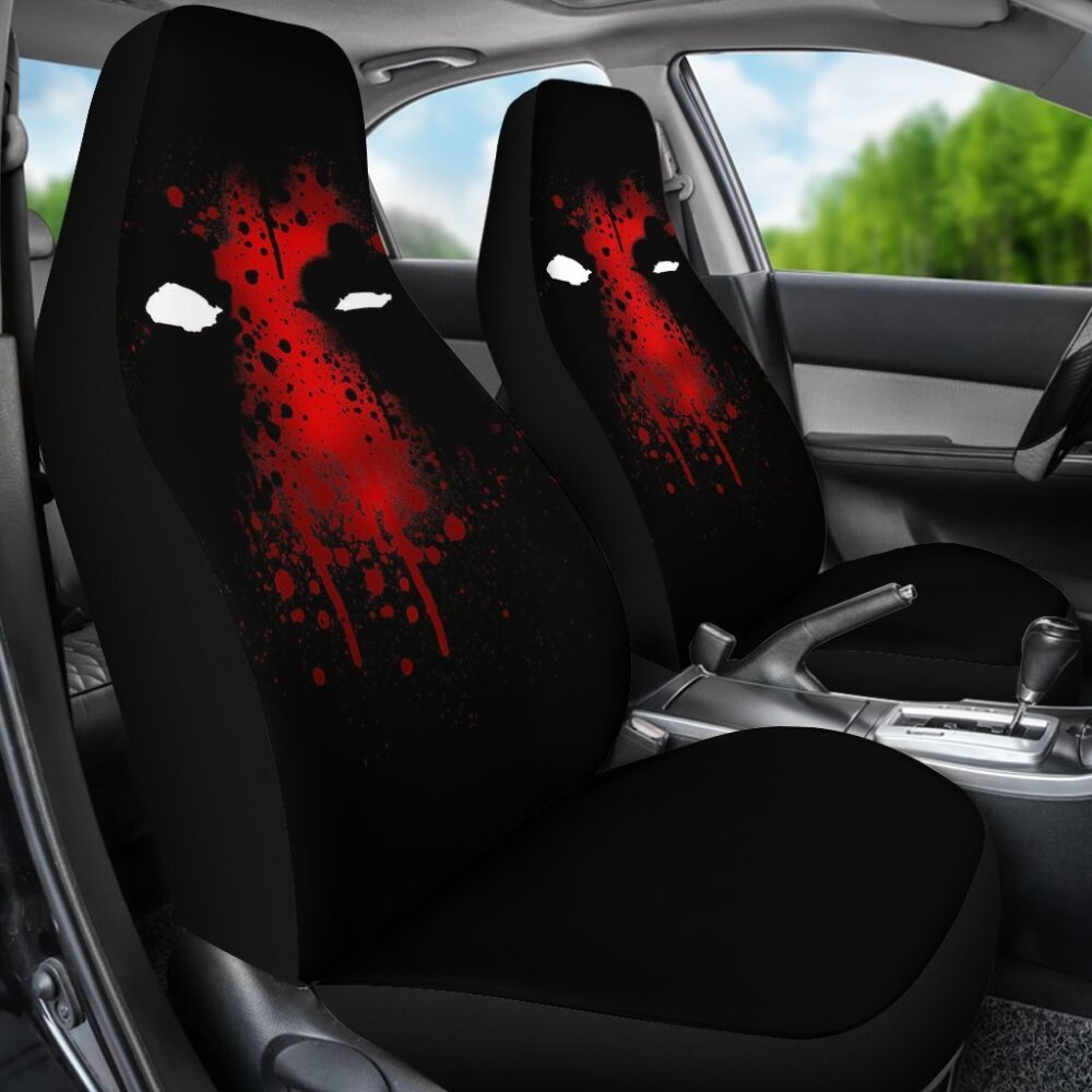 Deadpool Art Dark Blood theme Car Seat Covers