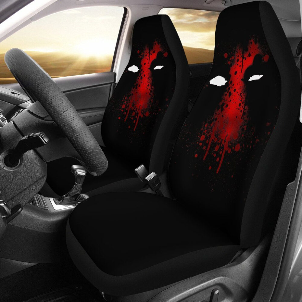Deadpool Art Dark Blood theme Car Seat Covers
