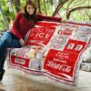diet coke quilt blanket funny gift for soft drink lover xqpus