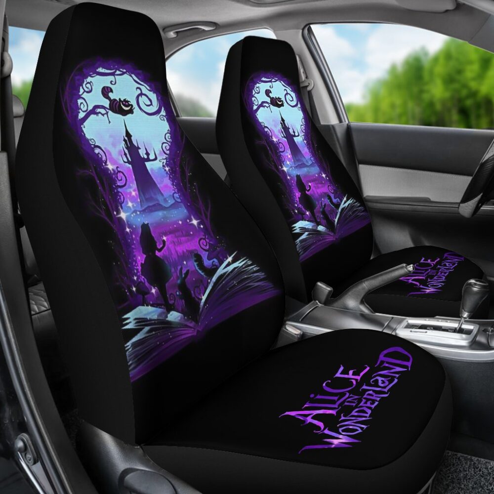 Discover Castle Alice In Wonderland DN Cartoon Car Seat Covers AIWCSC15