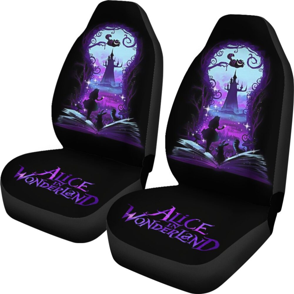 Discover Castle Alice In Wonderland DN Cartoon Car Seat Covers AIWCSC15