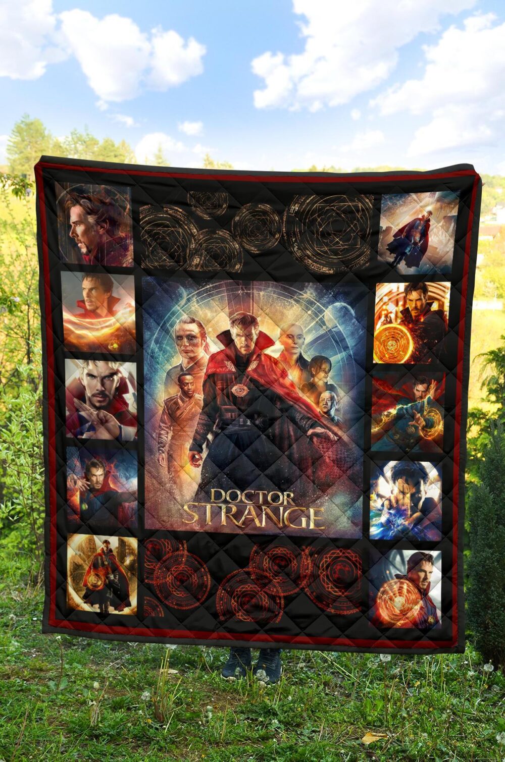 Doctor Strange Quilt Blanket Super Heroes Fan Gift Idea