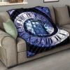 doctor who tardis quilt blanket funny gift idea for fan 0kgyx