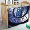 doctor who tardis quilt blanket funny gift idea for fan 1ubc6