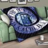 doctor who tardis quilt blanket funny gift idea for fan i9syz