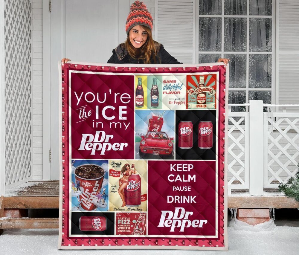 Dr Peeper Quilt Blanket Funny Gift For Soft Drink Lover