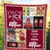 dr peeper quilt blanket funny gift for soft drink lover vrdlg
