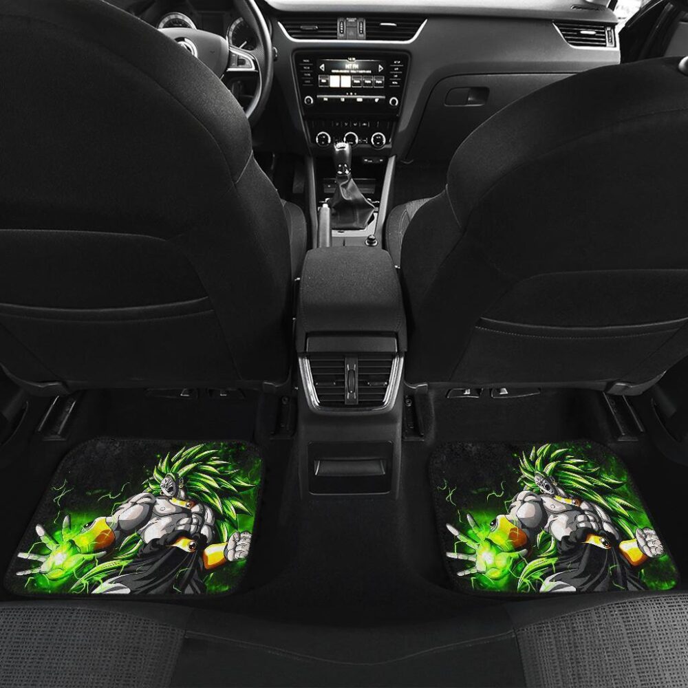 Dragon Ball Car Floor Mats | Broly on Saiya Mode Car Floor Mats