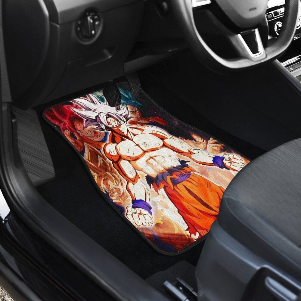 Dragon Ball Car Floor Mats | Goku Mastered Ultra Instinct Saiya God Car Floor Mats