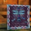 dragonflies are kisses from heaven quilt blanket dragonfly lover q3iji