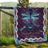 dragonflies are kisses from heaven quilt blanket dragonfly lover vwr3m
