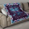 dragonflies are kisses from heaven quilt blanket dragonfly lover xcgpv