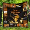 evan williams quilt blanket all i need is whisky gift idea up7q7