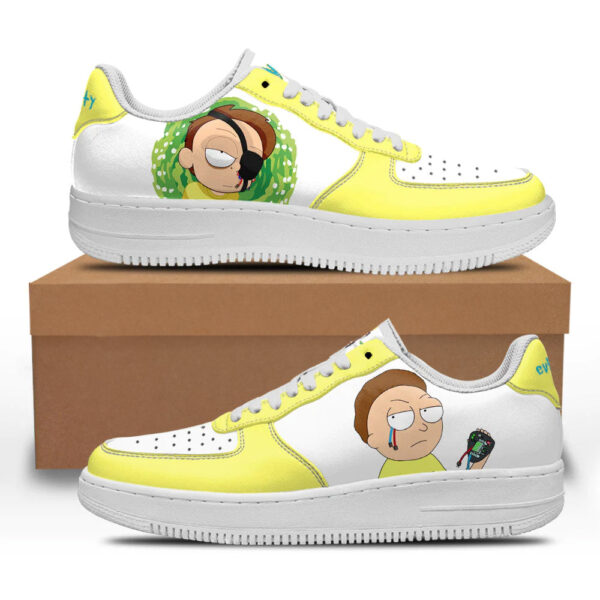 Evil Morty Rick and Morty Custom Sneakers