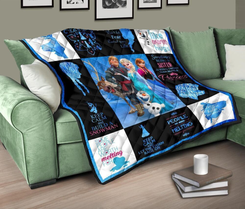 Fan DN Frozen Quilt Blanket Amazing Gift Idea
