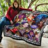 favorite villains quilt blanket for fan gift inhrz