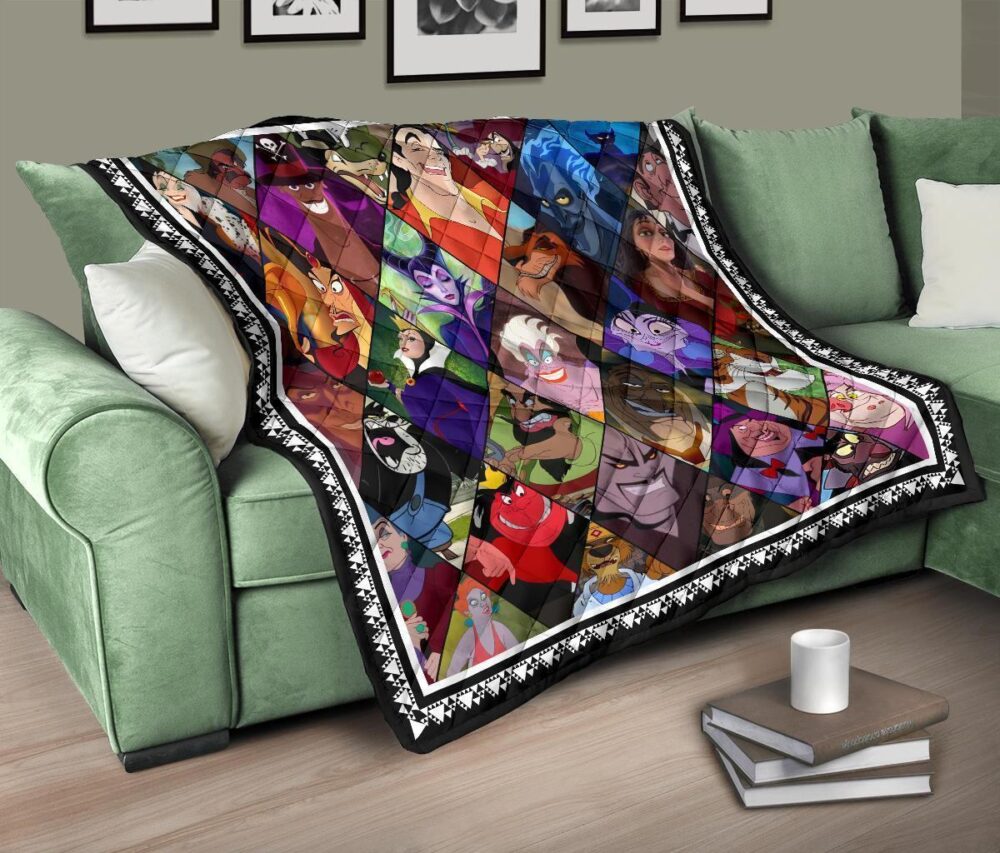 Favorite Villains Quilt Blanket For Fan Gift