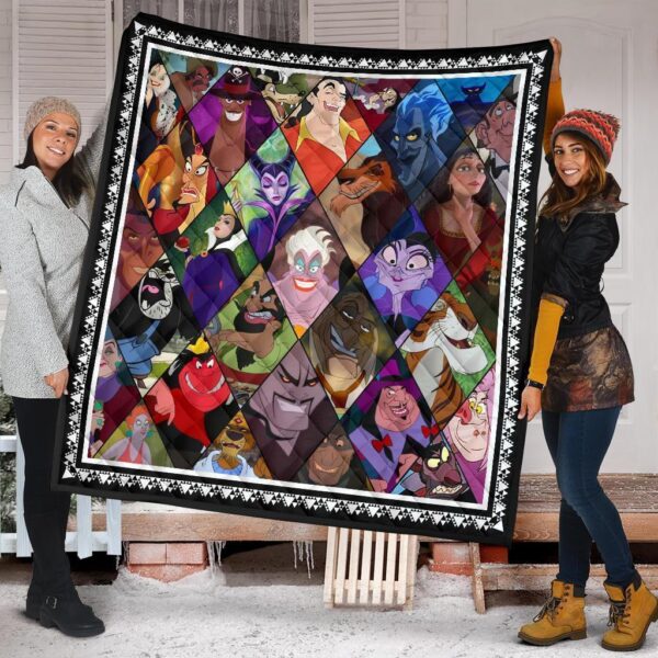 Favorite Villains Quilt Blanket For Fan Gift
