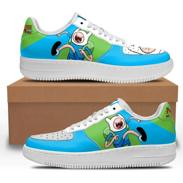 Finn The Human Sneakers Custom Adventure Time Shoes
